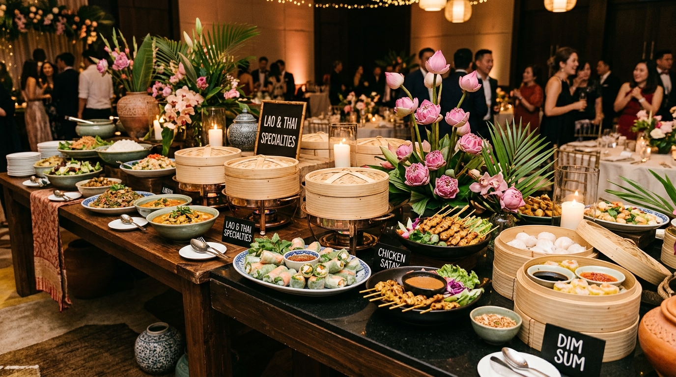 Buffet chaud traiteur Kalùna